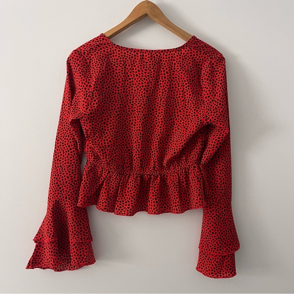 NWT Nasty Gal Ride The Wild Wind Cheetah Top Size 6 - Picture 5 of 10